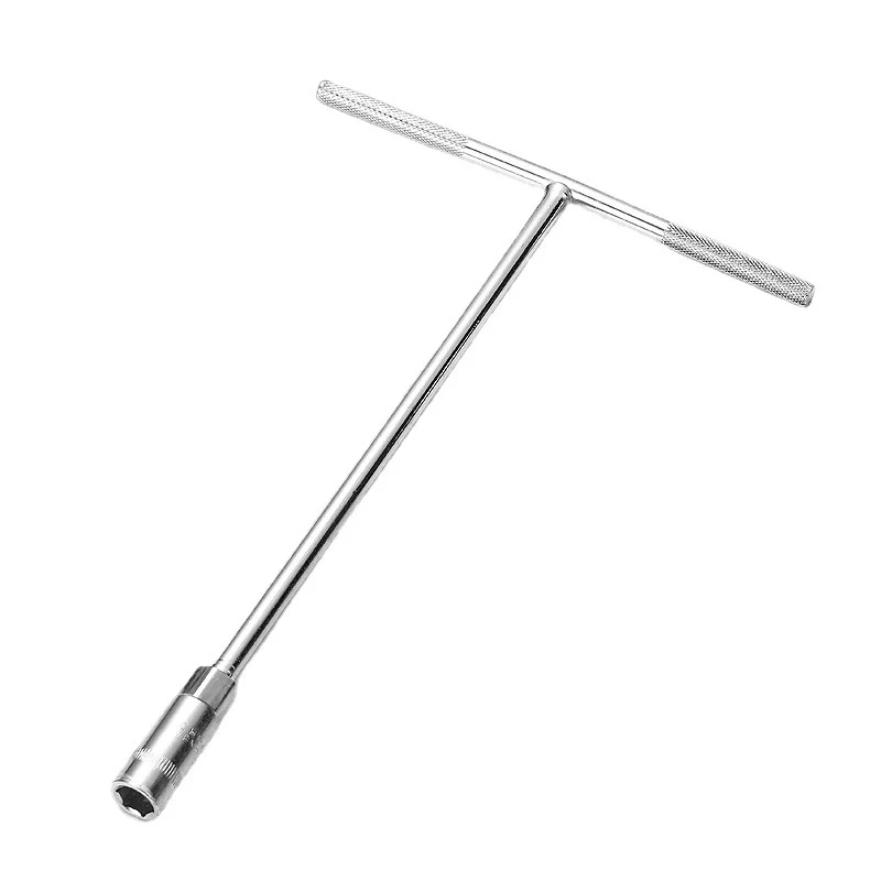 Socket Wrench T-Type Spanner Wrench Household Repair Hand Tool for Spark Plug Car