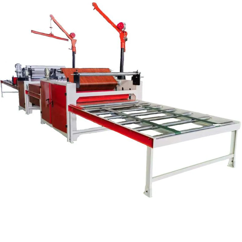 High Speed Laminating Automatic Wood Furniture paper sticking machine