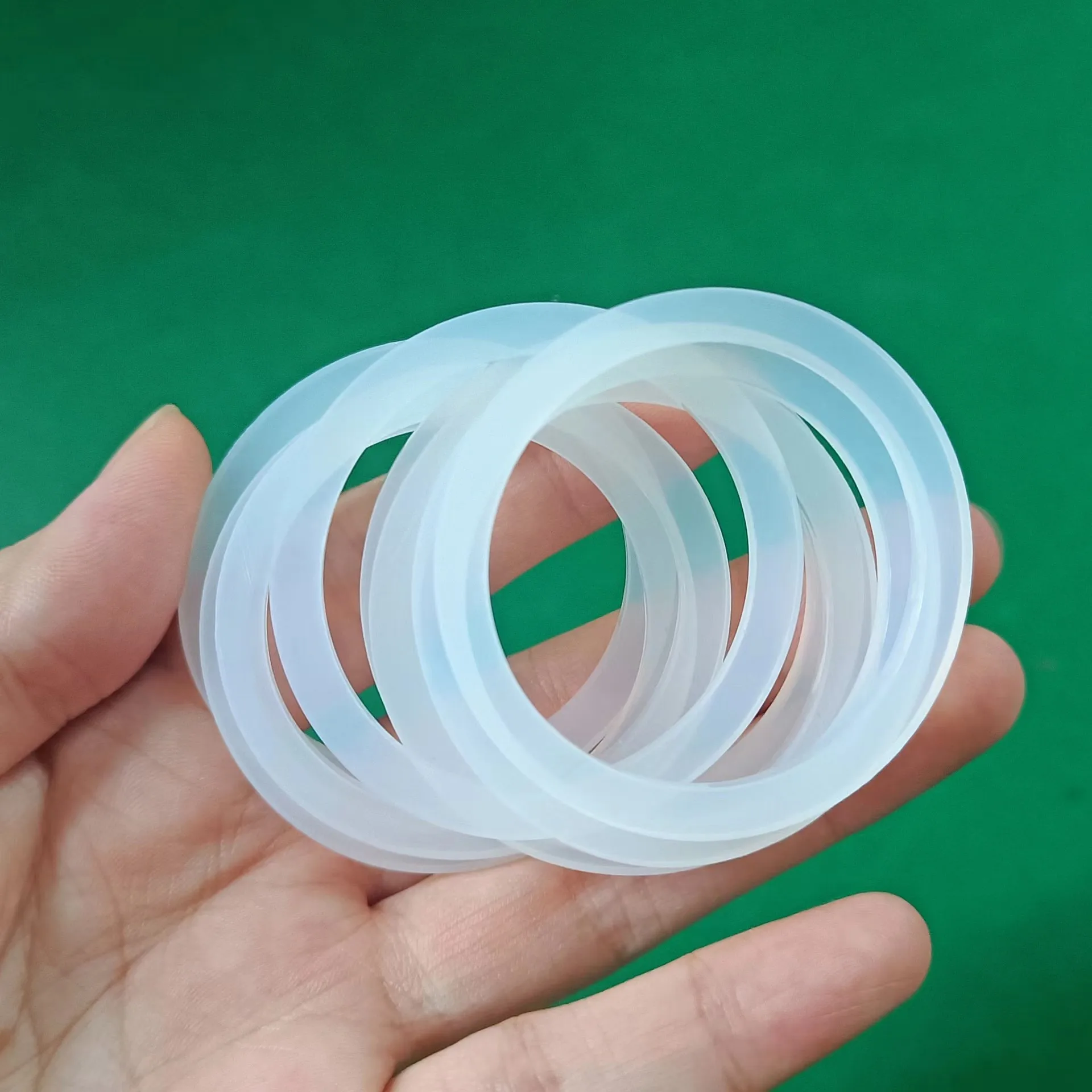 Factory transparent clear  silicone material rubber seal washer gasket