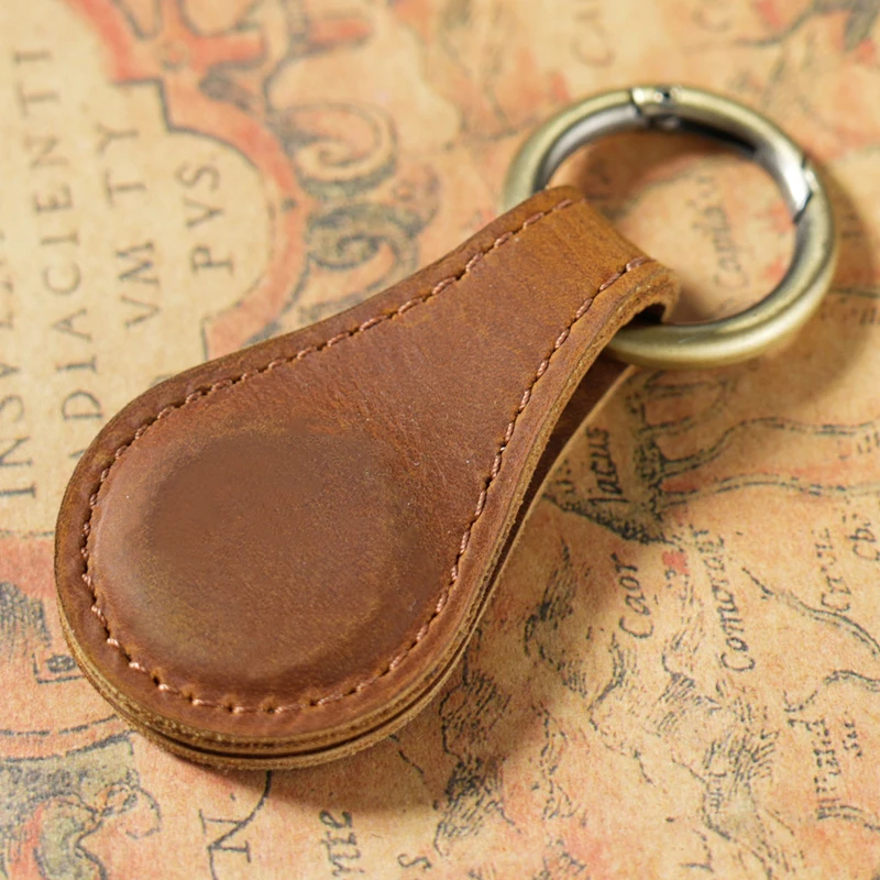 Multifunctional magnetic hat clip Magnet Custom Crazy Horse Genuine Leather Bookmark Men Women Traveling Accessor