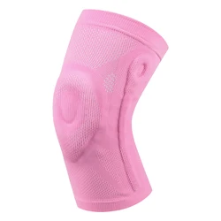 2021 Best Selling Running Hiking 3D Knitted Breathable Elastic Nylon Exercise Knee Brace with Silicone Pad