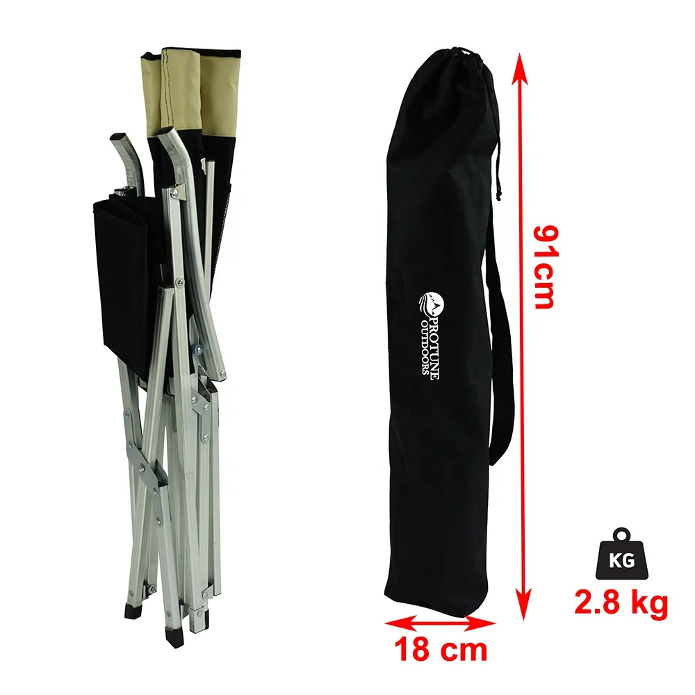 Ultra light aluminum folding arm chair outdoor camping folding chair