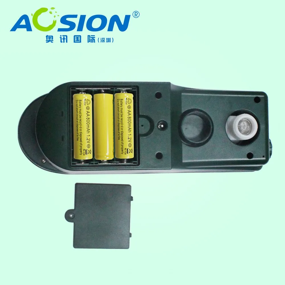 Aosion Outdoor Multifunctional Sprinkler Pir Sensor Deer Birds Dog Repeller Solar Sonic Vibrating Solar Ultrasonic Mouse Snake