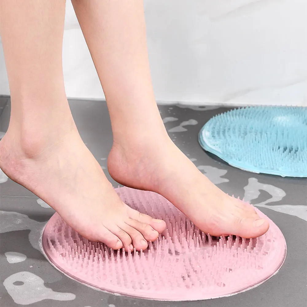 Anti Skid Lazy Bath Massage Pad Bath Shower Back Mat With Silicone Suction Cup Safety Shower