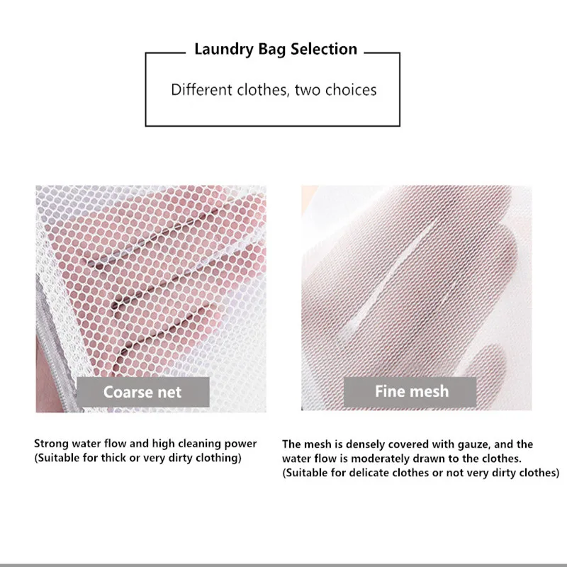 Gray Zipper Mesh Wash Bags Household Washing Machine Bag For Laundry Underwear Bra Socks Dirty Clothes Organizer Laundry Basket