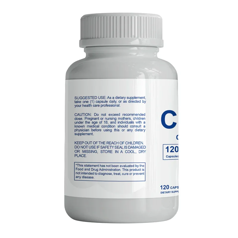 Wholesale OEM OBM Factory CoQ 10 Capsules Unflavored Coenzyme Q10 Dietary Supplement for hard capsule adult