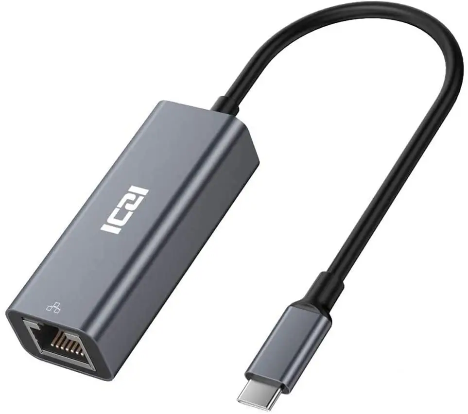 ICZI Usb type c to RJ45 1000m ethernet mobile phone OTG high speed adapter