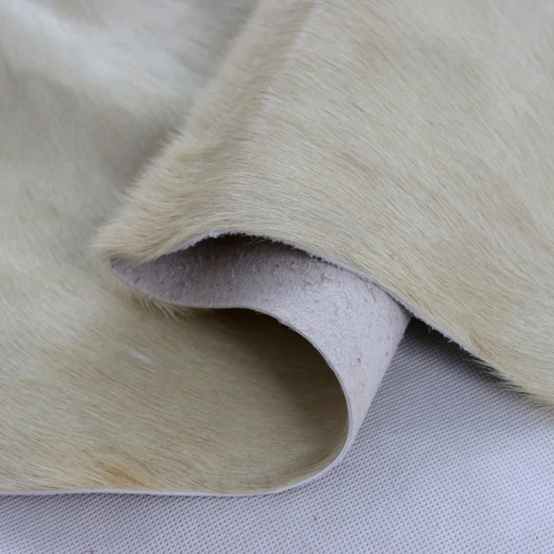 China manufacture tanned natural genuine horse hair hide leather