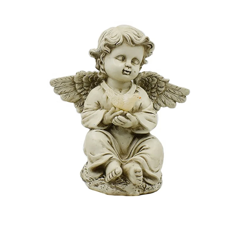 LED Yard Decor Resin Angel Solar Garden Statue Solar Garden Lights Angels