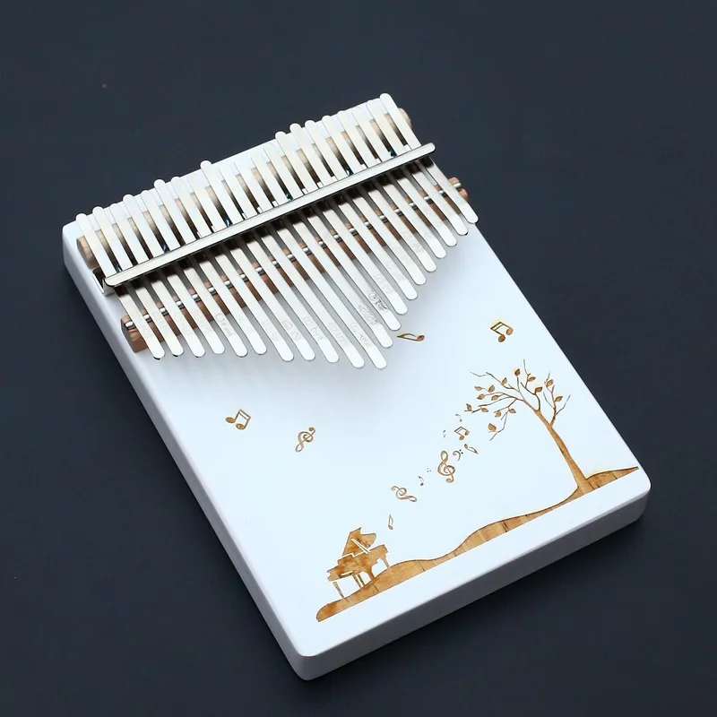 21 Keys Kalimba Thumb Piano High-Quality Wood Learning Book Tune Hammer Musical Instruments