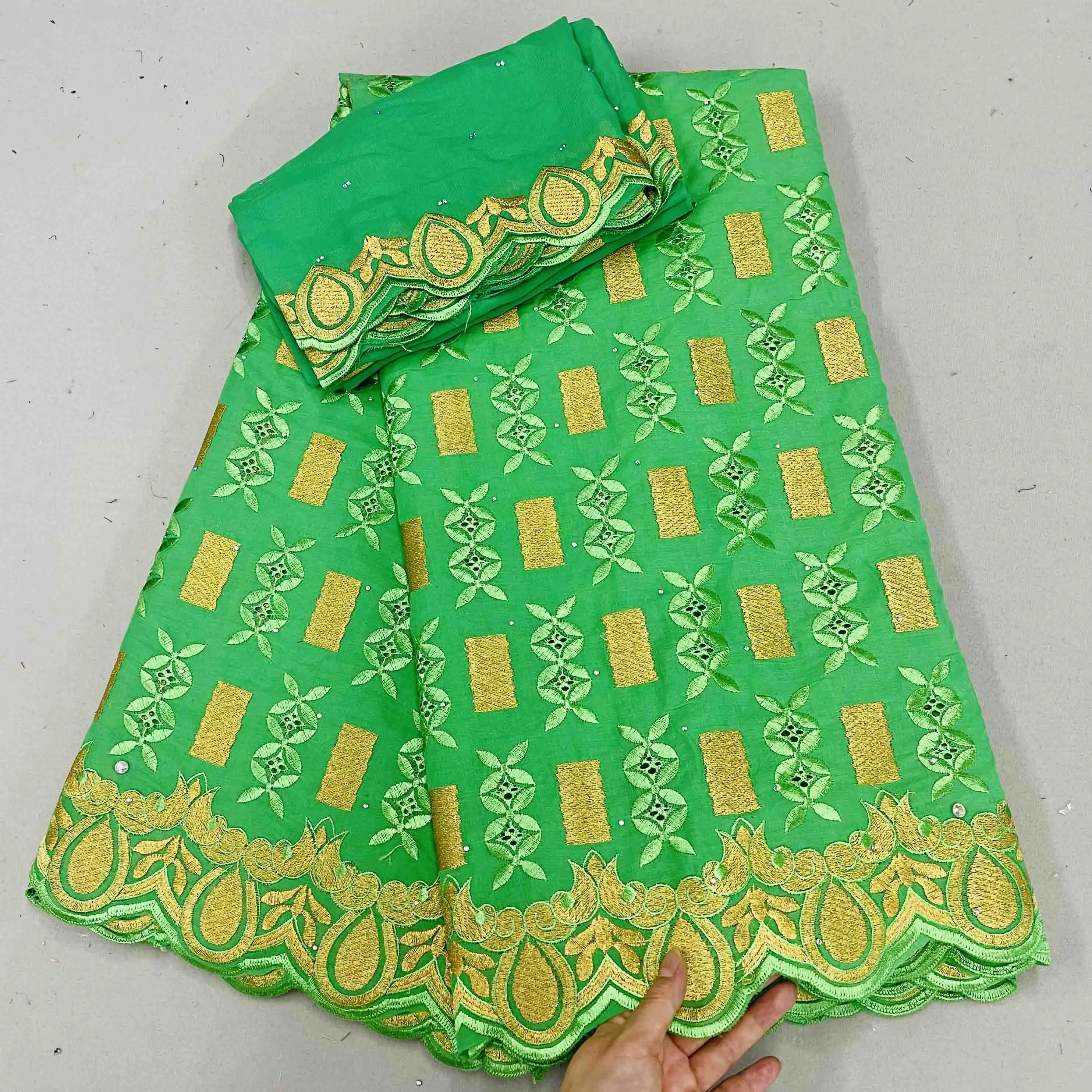 2022 новейшие нигерийские швейцарские кружева высокого качества вуали хлопковые африканские