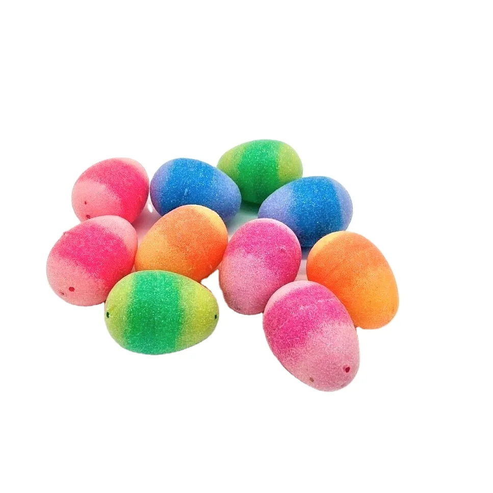 Hot selling plastic gift party large easter egg spray paint on powdered plastic easter egg
