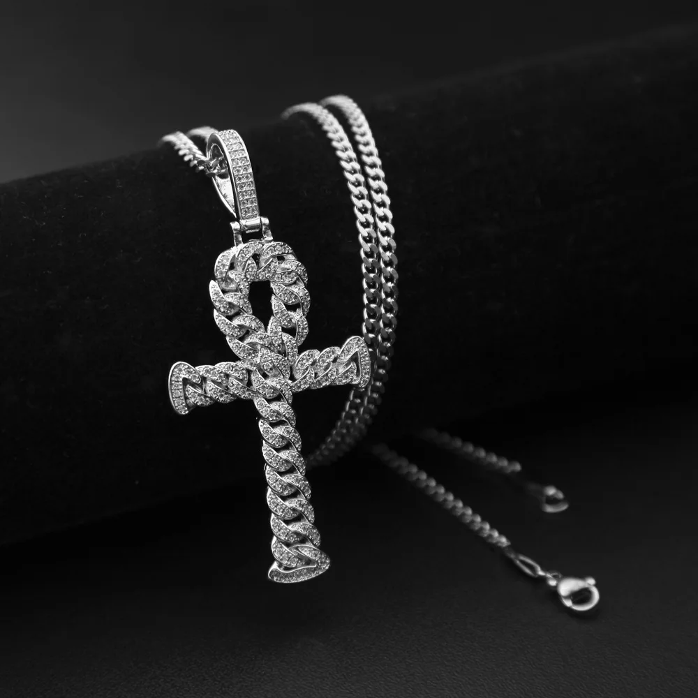 new high quality ankh cross pendant necklace tarot habesha china jewelry wholesalers