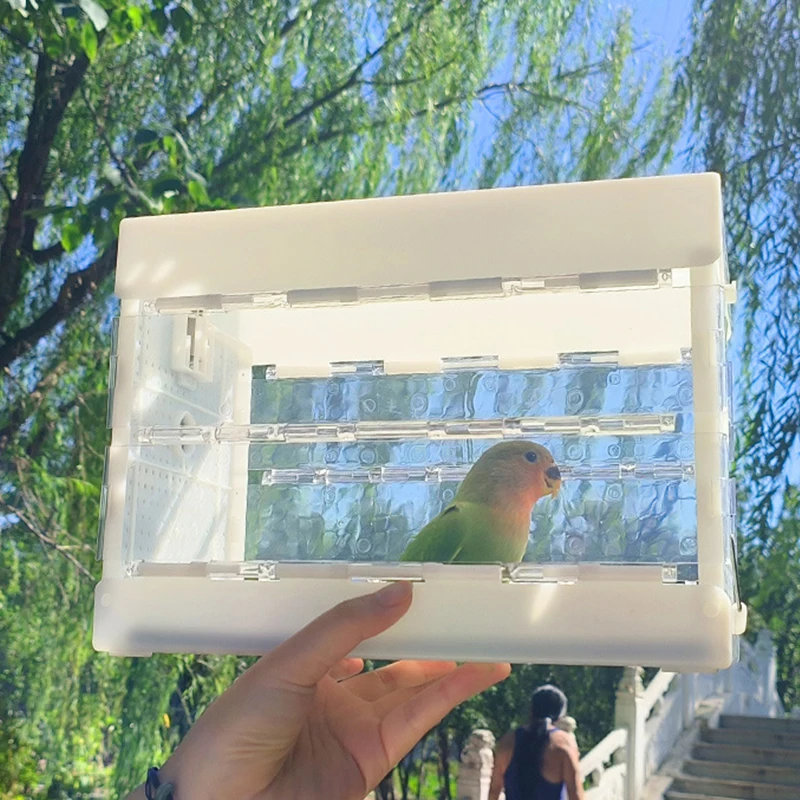 29*14*18.8cm  pigeon shipping box parrot bird take out transportation cage foldable