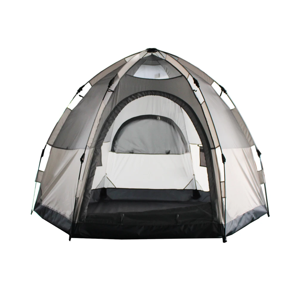 Outdoor Rain Proof Hexagonal Tent Tourism Camping Automatic Speed Open Tents for Camping