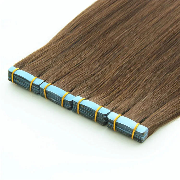 Wholesale Cuticle Aligned Human Hair Extensions Tape Hair Extensions Natural Body Wavy Virgin Hair