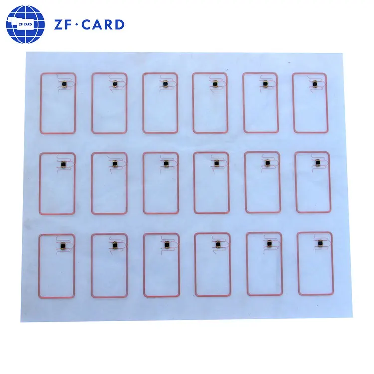  Customized Fudan F08 FM11R08 Inlay Sheet