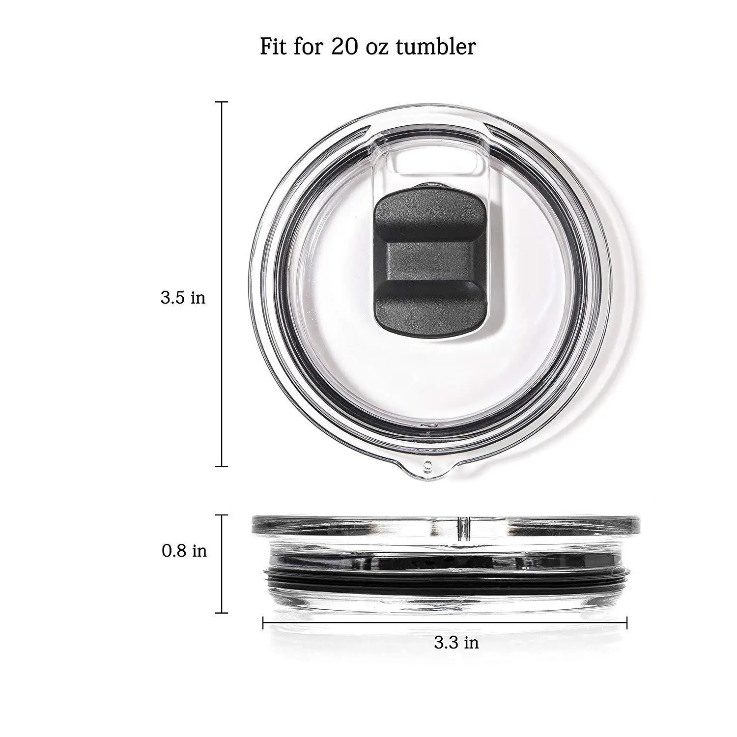 Магнитная крышка-слайдер для путешествий 30 унций 20 унций Спортивная чашка Магнитный Слайдер переключатель Защита От пролива