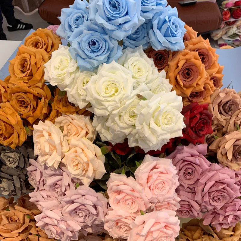 Wholesale Amazon Hot Selling Free sample Real Touch High Quality PE/Foam Roses Mothers day For Wedding Decor Artificial Flower