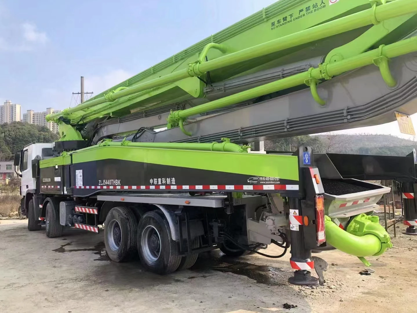 Multi Hot Sale Used ZOOMLION X Mercedes-Benz ZLJ5440THBK 56M Concrete Pump Truck