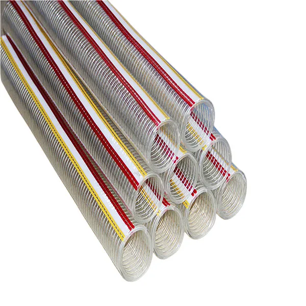 Food Grade Transparent Steel Wire Reinforced Spiral Pvc Hose Pipe 8Inch 10Inch Flexible Water Pvc Suction Hose 50Mm