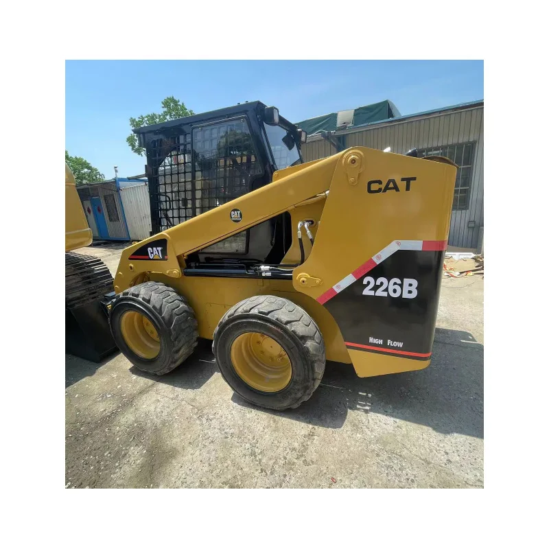 High efficiency Mini loader Used cat 226B 226B2 Excavator Construction Machine with low working hours and cheap price