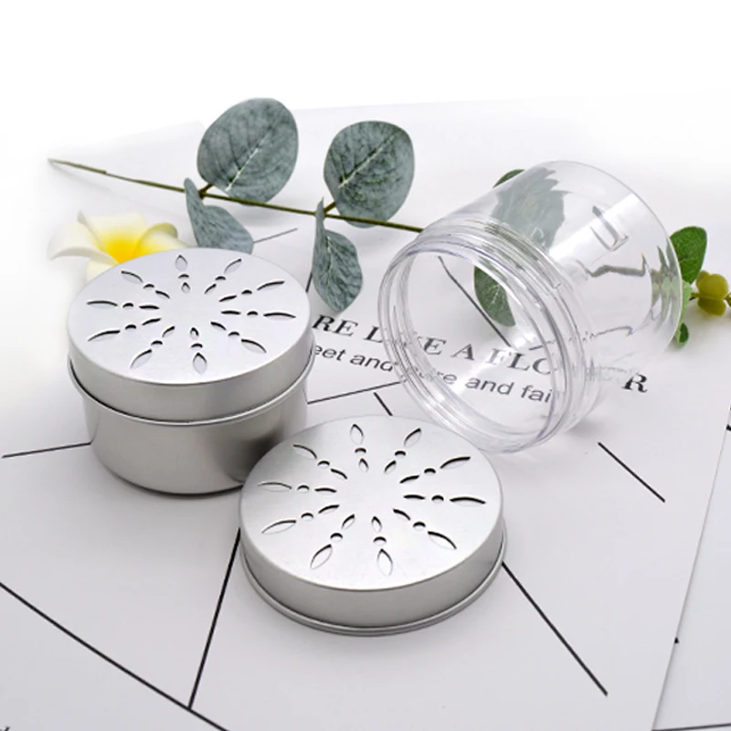 68mm Aluminum Cap PET Plastic Bottle Solid Aromatherapy Air Freshener Container Aluminum Deodorant Container