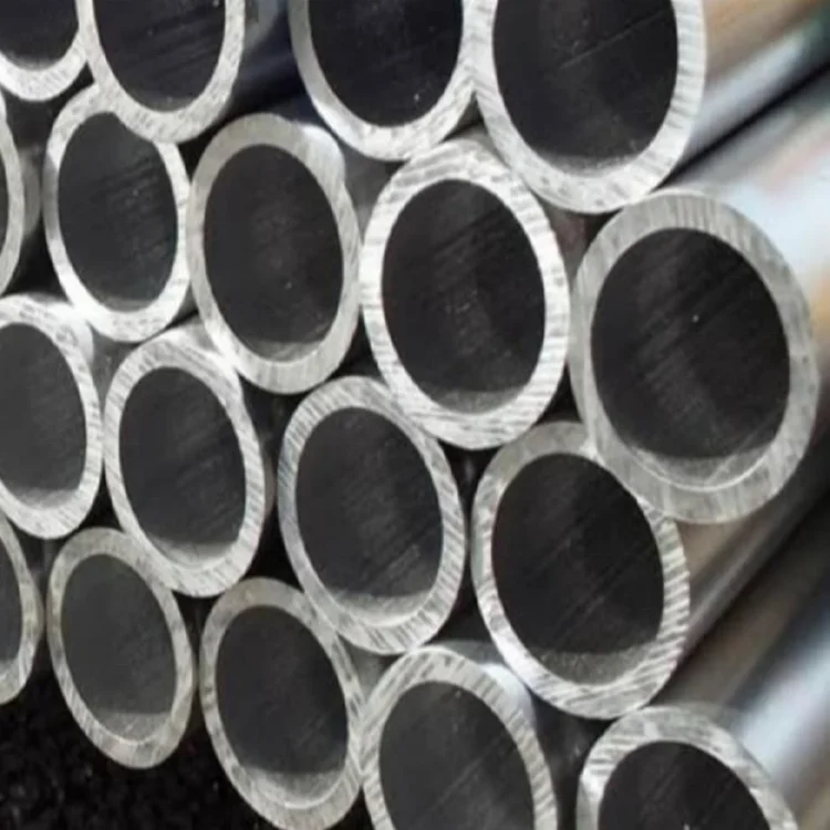 6063 Silver Extruded Aluminium Profile Anodize Large Diameter Color  Round Tube Customized Aluminum Pipe Aluminum