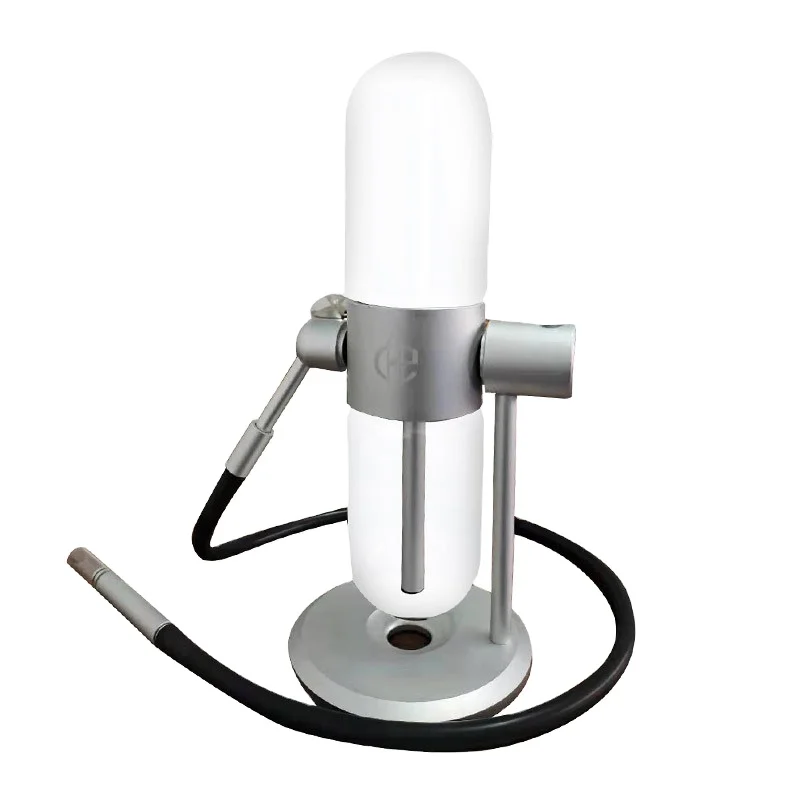 Wholesale 2022 Newest Tobacco Smoking Aluminum Glass 360 Rotating Stundenglass Gravity Hookah