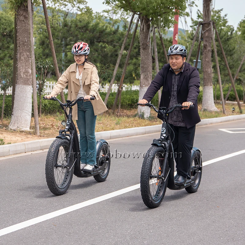 SOBOWO New Design Electric Scooter 750W Bafang Hub Motor Two Wheels Electric Kick Bike