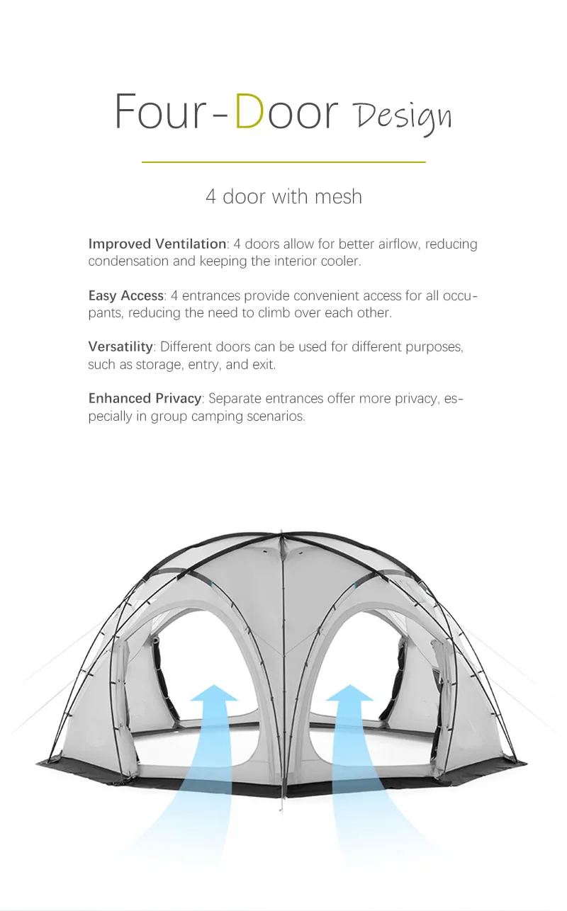 Camping Outdoor Hemispherical Waterproof Adult Tent glamping dome tent half sphere outdoor party tent