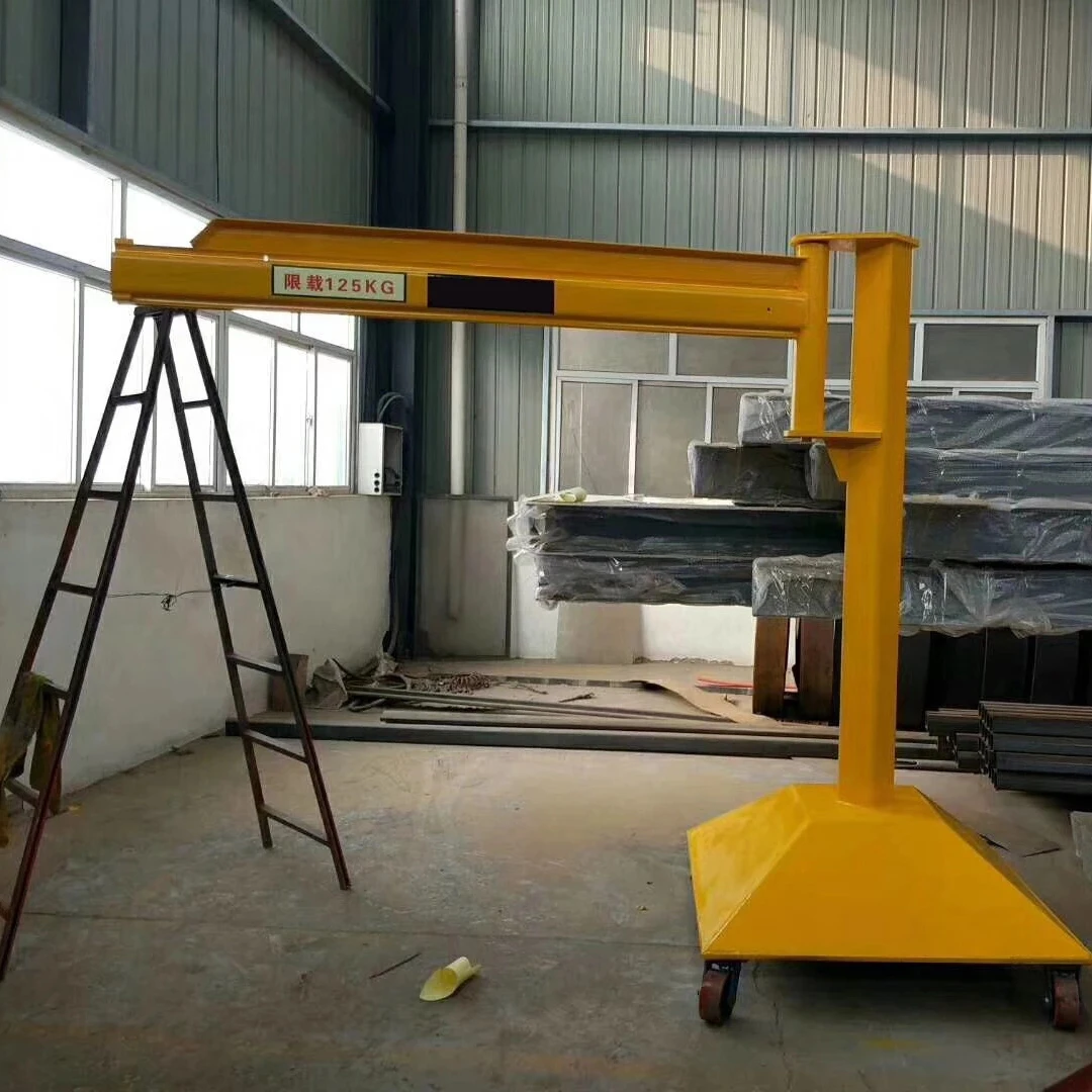 High performance cantilever crane 1t 2t 3t 5t 10t 15t cantilever swing arm CE ISO single arm portable Jib Crane for Sale