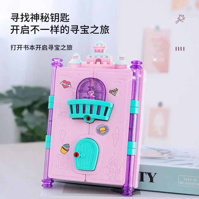 Magic book surprise Magic Box toy girl children 3-6 years old Princess birthday gift diary Treasure box