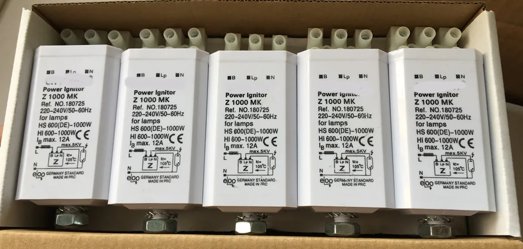 Plastic Housing Cooper Wire Hps Ignitor Mh Ignitor 70w 150w 250w 400w for Sodium Lamp and Metal Halide Lamp
