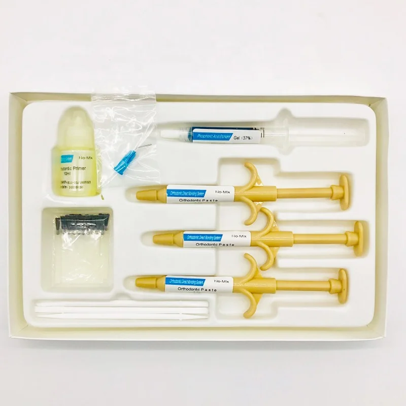 Factory Good Quality Bracket Paste Orthodontic Bonding Dental Self Curing Composite Adhesive with CE