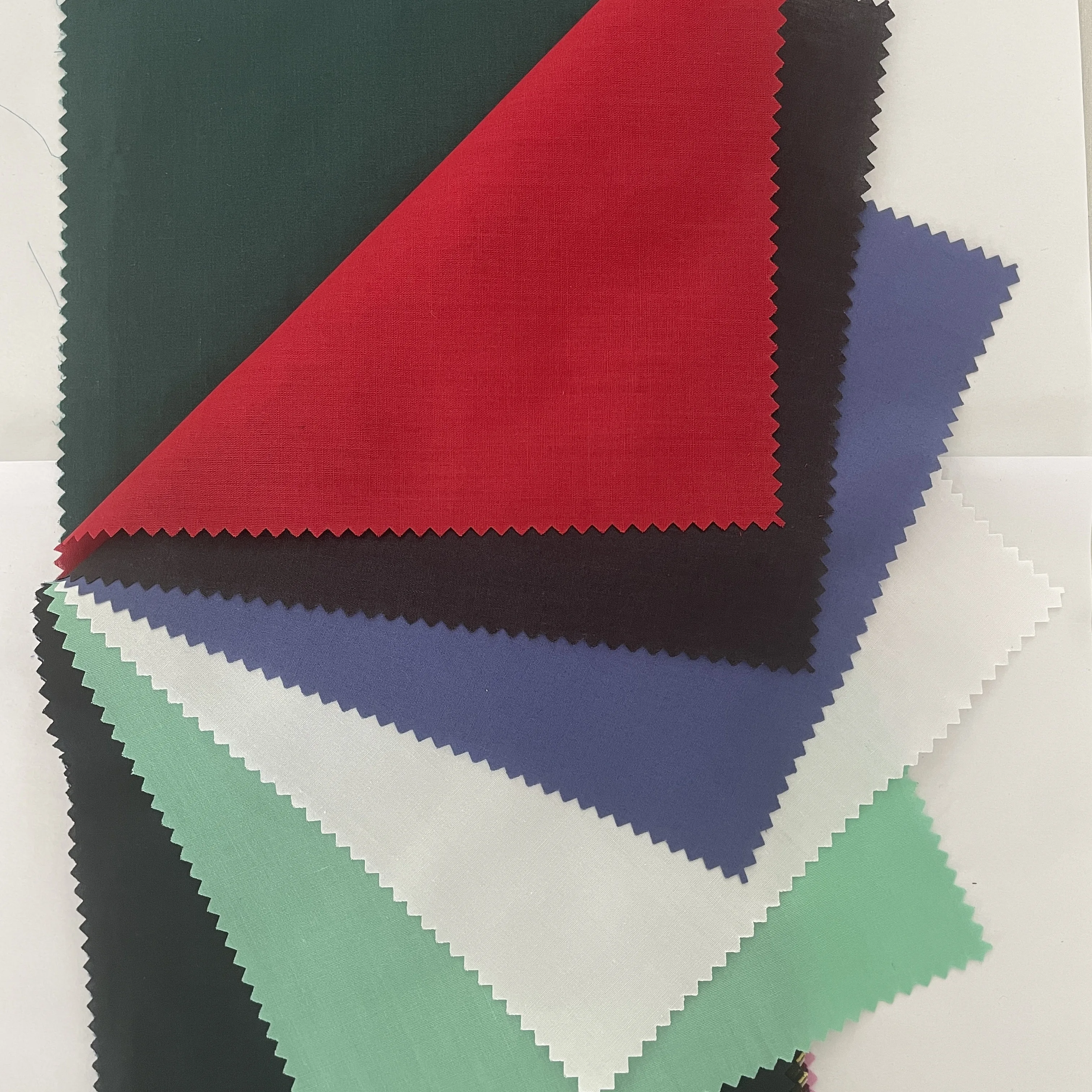 TC Poplin Dyed stock fabric