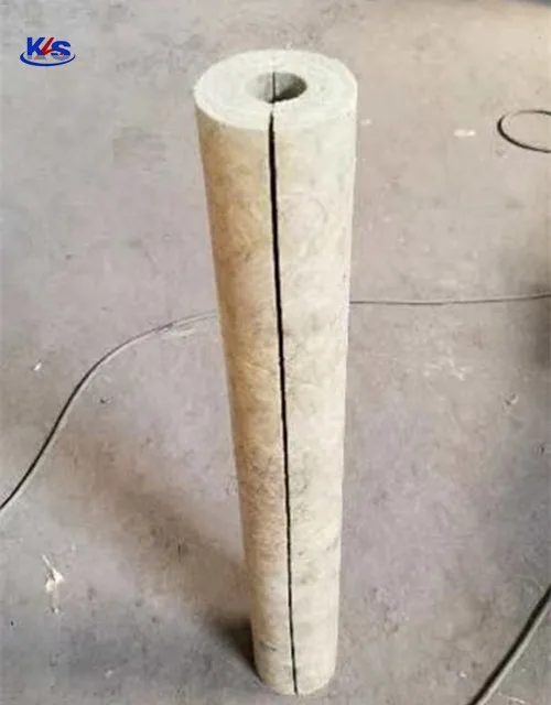 
Mineral cotton rock cotton pipe is used for thermal insulation of thermoelectric pipe  (62308975572)