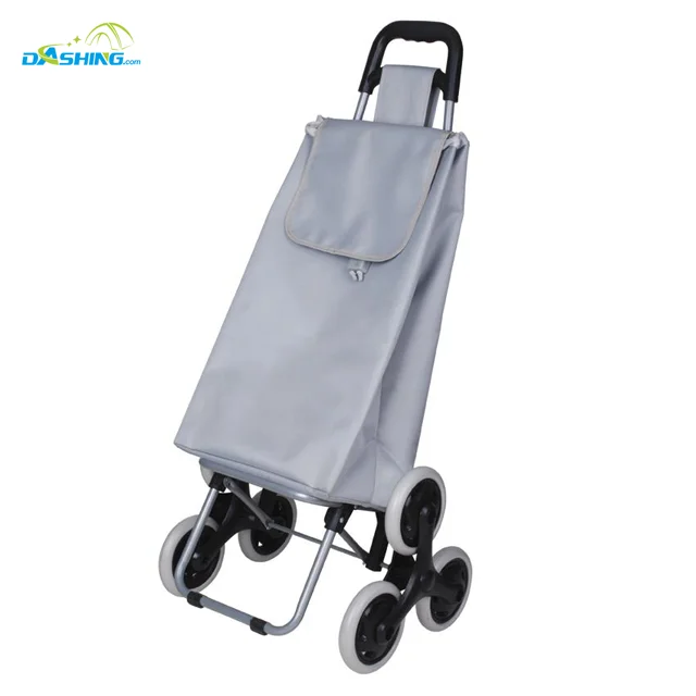 Factory Wholesale Supermarket Foldable Shopping Cart Folding Garden heavy-duty Trolley Bag