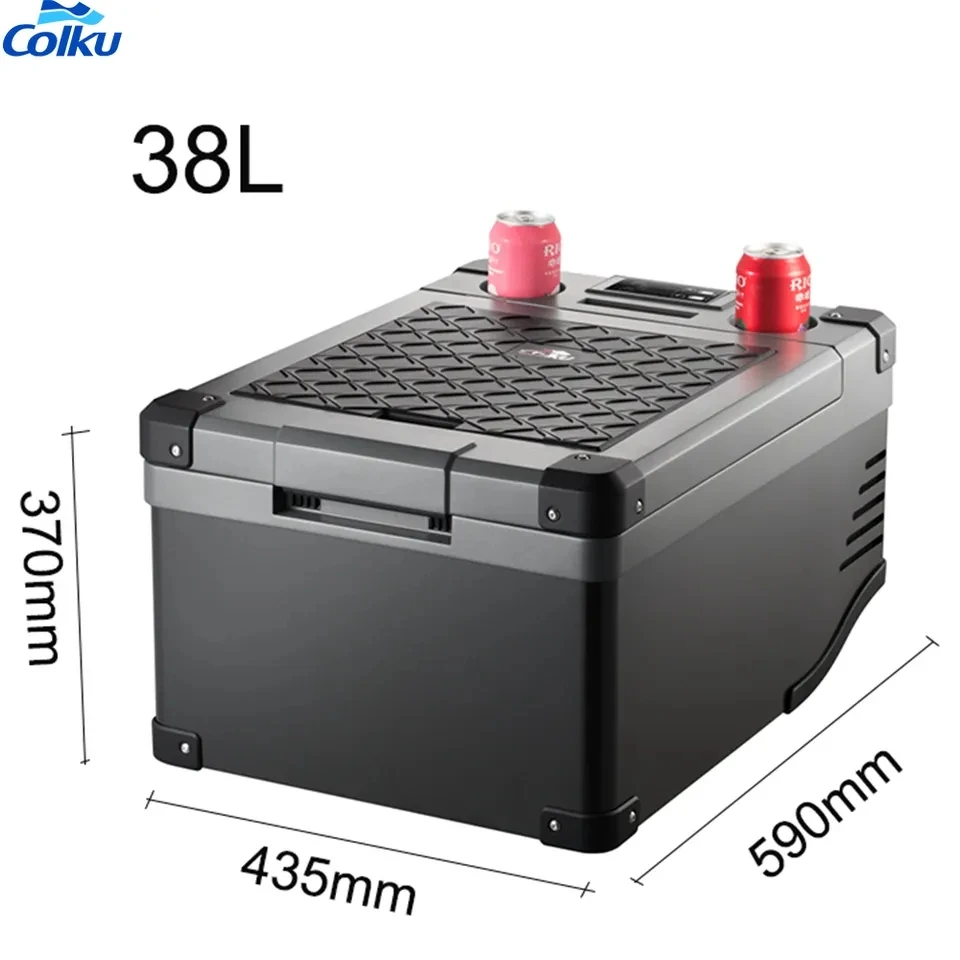 High quality 38L portable cooler box 12/24V truck fridge refrigerator RV refrigerator for outdoor camping