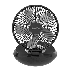 New Product Type-C Input LED Night Lamp Detachable Foldable Portable Rechargeable Table Fan