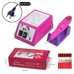 Factory Wholesale Profesional Carbide Bits Electric Manicure Set With 6 Dill Bits Set