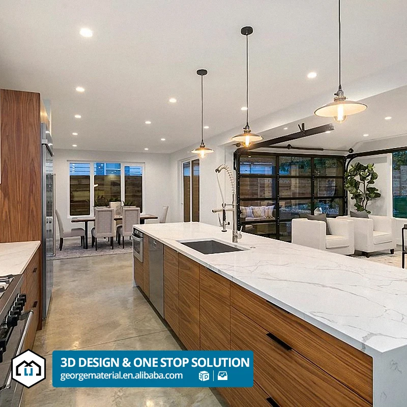 Automatic Modern Modular Mini Kitchenette Kitchen Models Customized Durable Kitchen Cabinets Sink Wall Cabinets