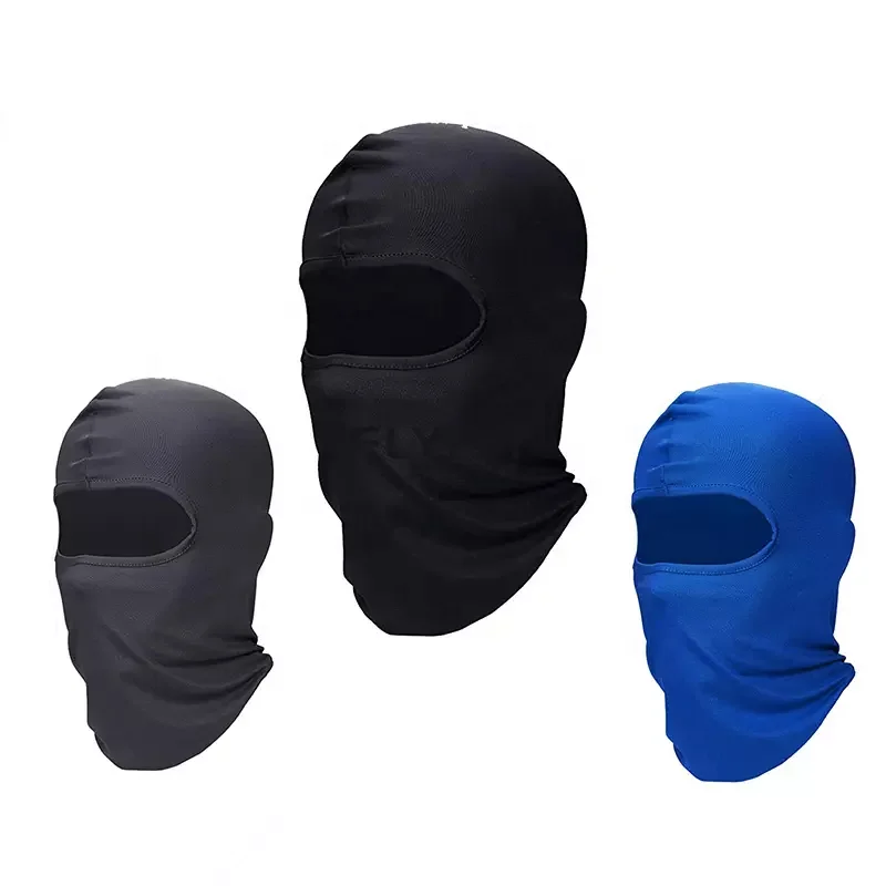 Wholesale Solid Color Balaclava 1 Hole Windproof Outdoor Ski Mask Custom Logo Full Face Balaclava