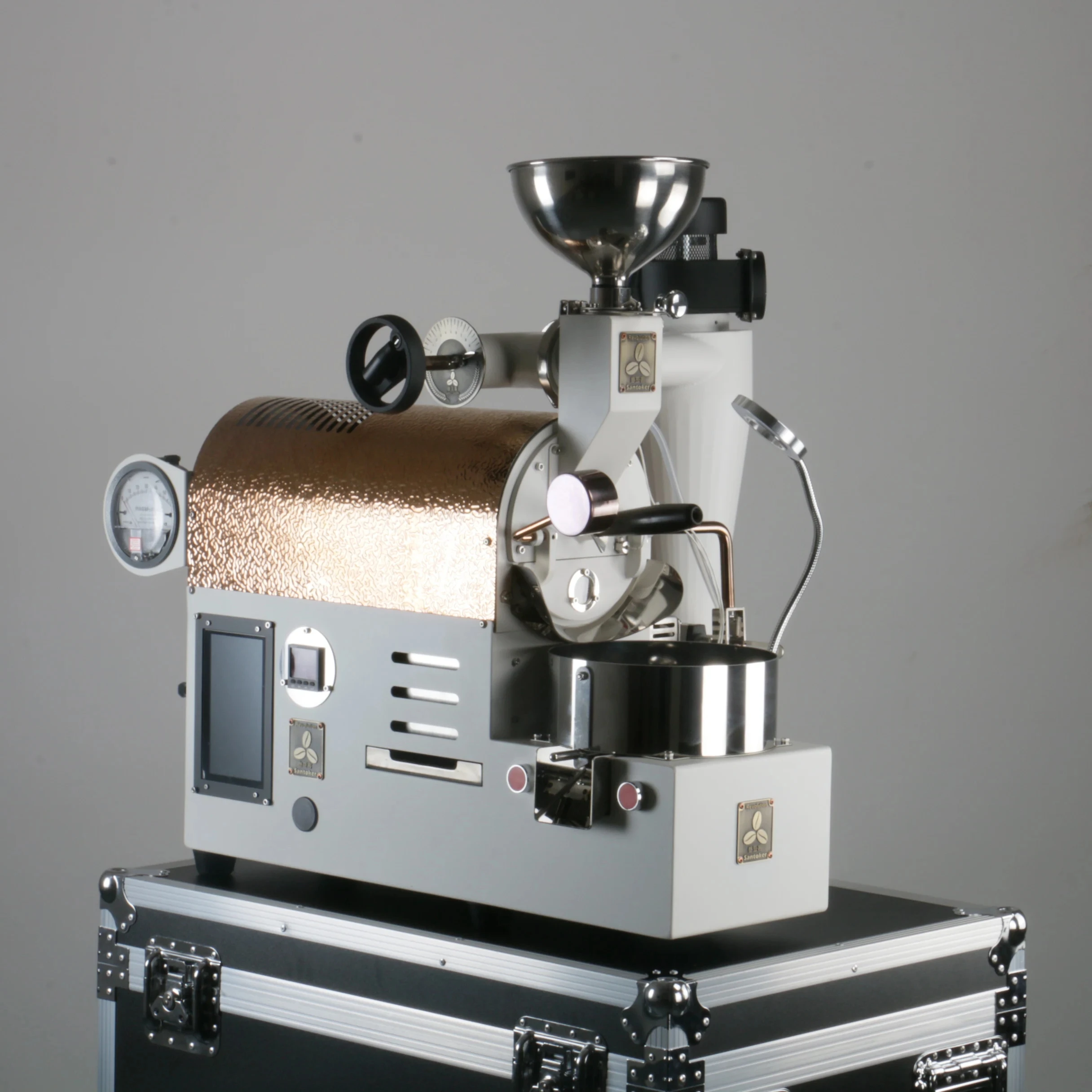 Машина для обжарки кофе SANTOKER R500 master 500 г Беспроводная подставка для обжарки кофе