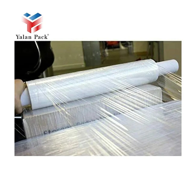 Custom Size Transparent PE Stretch Film Soft Casting Moisture-Proof Packaging for Industrial Use