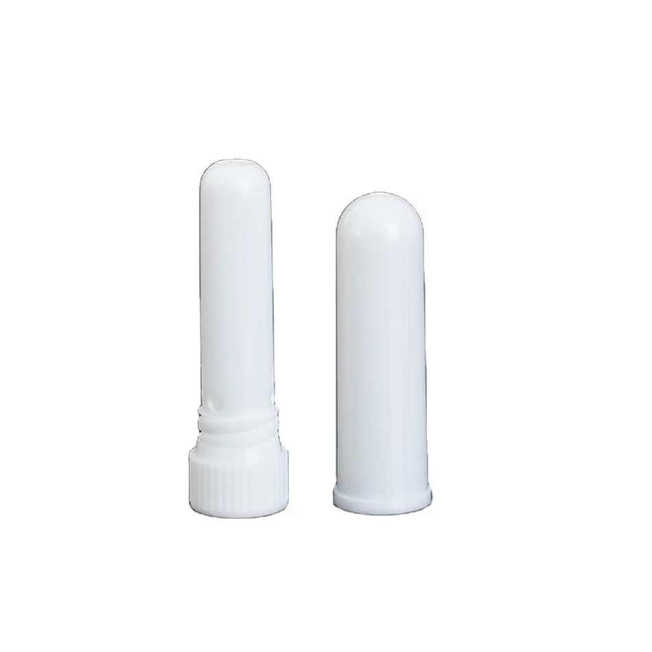 Empty Plastic Aromatherapy Tubes Inhaler Sticks Blank Nasal Inhalers Packaging Bottle Wholesale