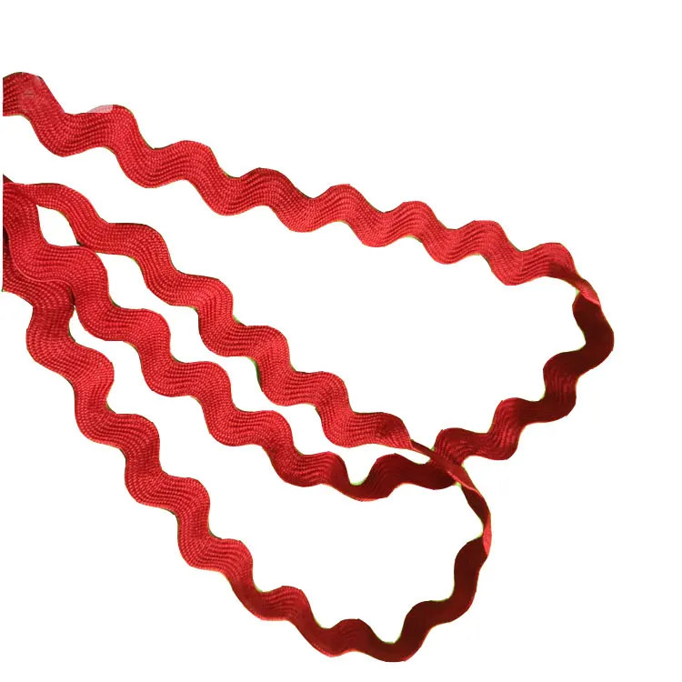 WW002 Factory Wholesale garment accessories dye to match or dye yarn to woven colored twisted ribbon