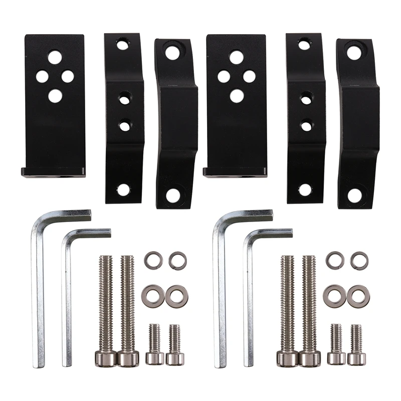 TG13 Motorcycle Headlight Bracket Universal Mount Light Tube Fork Spotlight Holder Clamp Black for Cafe Racer Chopper Ect