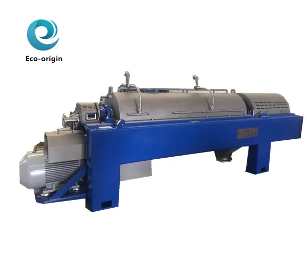 New Design Horizontal Spiral Decanter Centrifuge for food industry