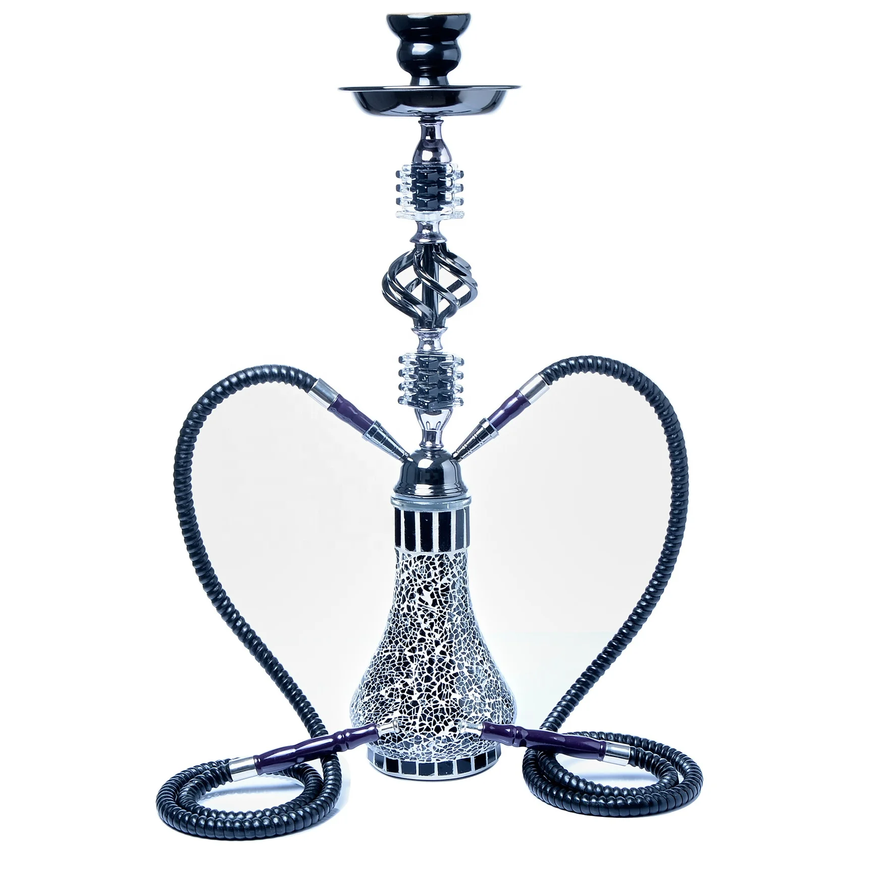 Glass Shisha Set Large Arabian Double Pipe Shisha hookah